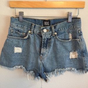 BDG UO High-Rise Denim Cutoff Shorts Size 28